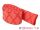 DELOCK Schrumpfschlauch X-Muster rutschfest 1 m x 20 mm rot