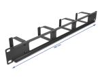 DeLOCK 19″ Kabelmanagement Rangierpanel mit 3...