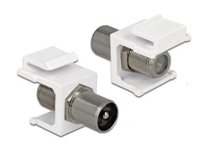 DELOCK Keystone F Buchse -> IEC Stecker