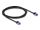DELOCK RJ45 Netzwerkkabel Cat.6A S/FTP Slim 2m schwarz