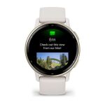 Garmin Vivoactive 5 3,05 cm (1.2") AMOLED 42 mm Digital 390 x 390 Pixel Touchscreen Weiß WLAN GPS