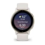 Garmin Vivoactive 5 3,05 cm (1.2") AMOLED 42 mm Digital 390 x 390 Pixel Touchscreen Weiß WLAN GPS
