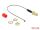DELOCK Antennenkabel RP-SMA Bu zum Einbau Ferritkern St 10cm