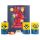Minions Adventskalender mit Teelicht Duftlampe 24xDuftwachs