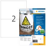 HERMA 9541 selbstklebendes Etikett Rechteck Weiß 80...