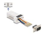 DELOCK Adapter D-Sub9 -> RJ45 St/Bu Montagesatz...