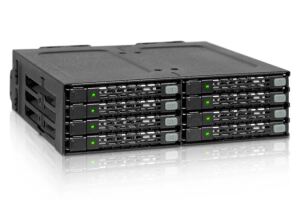 Icy Dock MB998SP-B Disk-Array 0 TB Schwarz