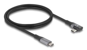 DeLOCK 81131 USB Kabel 1 m USB C 40 Gbit/s 240 W Schwarz