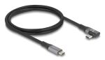 DeLOCK 81131 USB Kabel 1 m USB C 40 Gbit/s 240 W Schwarz