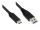 Alcasa GC-M0126 USB Kabel USB 3.2 Gen 1 (3.1 Gen 1) 0,5 m USB C USB A 5 Gbit/s Schwarz