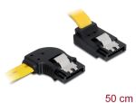 DELOCK SATA-Kabel SATA III up -> SATA links St/St 0.50m C