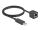 DeLOCK Serielles Anschlusskabel mit FTDI Chipsatz, USB 2.0 Typ-A Stecker zu RS-232 RJ45 Buchse 1 m schwarz
