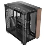 Antec C8 Curve Wood Full Tower Schwarz, Transparent, Holz
