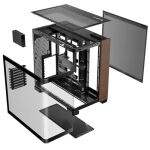 Antec C8 Curve Wood Full Tower Schwarz, Transparent, Holz