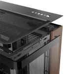 Antec C8 Curve Wood Full Tower Schwarz, Transparent, Holz