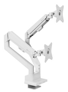 Arozzi AZ-ALZARE-NEO-DUO-WT Flachbildschirm-Tischhalterung 81,3 cm (32") Tisch/Bank Weiß