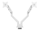 Arozzi AZ-ALZARE-NEO-DUO-WT Flachbildschirm-Tischhalterung 81,3 cm (32") Tisch/Bank Weiß