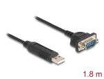 DeLOCK USB RS-232 Adapter USB 2.0 zu D-Sub 9 Stecker mit...