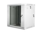 Lanberg WF02-6612-10S Rack 12U Wandmontiertes Regal Weiß