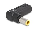 DeLOCK Adapter für Notebook Ladekabel USB Type-C Buchse zu IBM 7,9 x 5,5 mm Stecker 90° gewinkelt