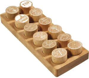 COLOP WOODIES Stempel-Set "Lehrer-Motiv" retail
