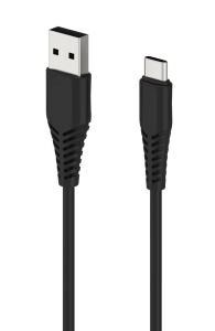 2GO 797281 USB Kabel 1 m USB B USB C Schwarz