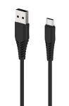 2GO 797281 USB Kabel 1 m USB B USB C Schwarz