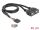 USB Kabel Delock Pinheader 10Pin -> 2x A Bu/Bu 0.40m