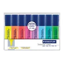 Staedtler Textsurfer classic 364 Marker 8 Stück(e) Meißel Blau, Grün, Orange, Pink, Rot, Türkis, Violett, Gelb