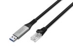 Digitus USB-A - RJ45 Ethernet Kabel, 1Gbit/s, 10m