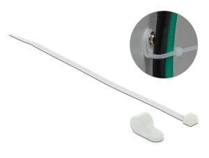 DELOCK Befestigungsschelle 12,7 mm mit KBI 300x4,8mm weiß