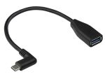 Alcasa 2811-OTGW USB Kabel USB 3.2 Gen 1 (3.1 Gen 1) 0,1 m USB C USB A Schwarz