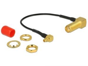 DeLOCK 89626 Koaxialkabel 0,1 m SMA MMCX Schwarz