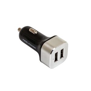 RealPower 176635 Ladegerät für Mobilgeräte Universal Schwarz, Silber AC Auto