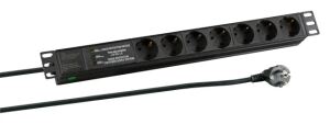 EFB Elektronik EK631DE.3 Verlängerungskabel 2 m 7 AC-Ausgänge Drinnen Schwarz