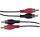 Schwaiger CIK5125 Audio-Kabel 10 m 2 x RCA Schwarz