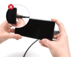 DeLOCK USB Adapter 40 Gbps USB Type-C™ PD 3.0 100 W Stecker zu Buchse gewinkelt 8K 60 Hz Metall kompakt