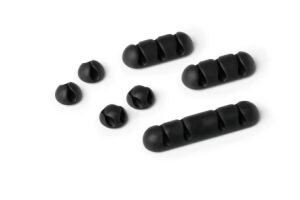 Durable Cavoline Clip Mix Tisch/Bank Kabelhalter Schwarz