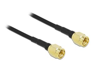 DeLOCK Antennenkabel SMA Stecker zu SMA Stecker LMR/CFD100 5 m low loss