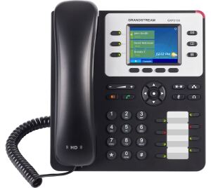 Grandstream Networks GXP2130 v2 IP-Telefon Schwarz, Grau 3 Zeilen TFT
