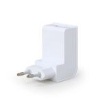 Gembird EG-UC2A-02-W Ladegerät für Mobilgeräte Universal Weiß AC Drinnen