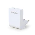 Gembird EG-UC2A-02-W Ladegerät für Mobilgeräte Universal Weiß AC Drinnen