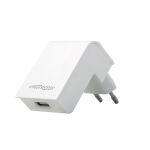 Gembird EG-UC2A-02-W Ladegerät für Mobilgeräte Universal Weiß AC Drinnen