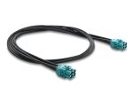 DELOCK Kabel HDMTD Z quad Buchse zu HDMTD Z quad Buchse 1m