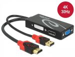 DELOCK Adapter HDMI -> DVI(24+5)/VGA/Displayport 4K...