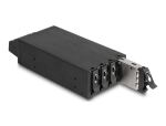 DeLOCK Slim Bay Wechselrahmen für 4 x M.2 NVMe SSD mit Slim SAS SFF-8654 Anschluss