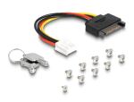 DeLOCK Slim Bay Wechselrahmen für 4 x M.2 NVMe SSD mit Slim SAS SFF-8654 Anschluss