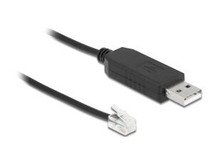 DeLOCK Adapterkabel USB Typ-A zu Seriell RS-232 RJ9/RJ10 mit ESD Schutz Celestron NexStar 2 m
