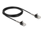 DELOCK Kabel RJ45 Stecker zu RJ45 Stecker mit Knickschutz