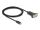 DeLOCK Adapter USB Type-C zu 1 x Seriell RS-232 D-Sub 9 Pin Stecker mit Muttern 2 m
